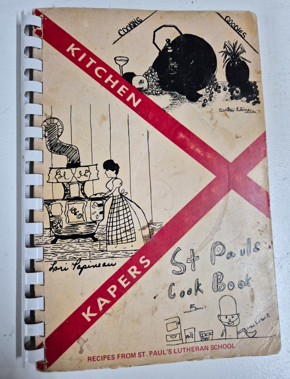 Kitchen Kapers Cookbook St. Paul’s Lutheran School Kankakee Illinois